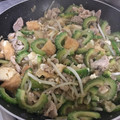クックW20UWC☆'s cooksnap of when they made ゴーヤと豚肉と厚揚げの味噌炒め.