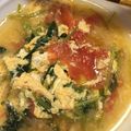 poohさん☆'s cooksnap of when they made 意外な組合せ♪三つ葉とトマトの卵スープ♡.