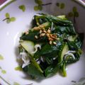 ＴＯＭＯＷＡＴ's cooksnap of when they made モロヘイヤで…ネバっ！と酢の物。.