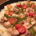 みーまー太郎's cooksnap of when they made 【一人前でも簡単】ガーリック海鮮パエリア.