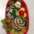 やすけもじょ's cooksnap of when they made 梅雨時期に♡超簡単！かたつむりのキャラ弁.