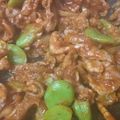 ふぁんたにゃん's cooksnap of when they made お手軽♪豚こまのソースケチャソテー.
