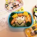 ドレミファソラちゃん's cooksnap of when they made 梅雨のキャラ弁❈サンリオ♥ケロッピ.