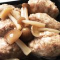 knys's cooksnap of when they made 和風豆腐ハンバーグ きのこ餡掛け.