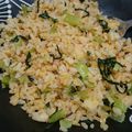 クックOBGGNF☆'s cooksnap of when they made 時短！鮭と小松菜のレンジチャーハン.