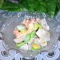 mielle's cooksnap of when they made ✿レンジで簡単♪里芋のお花畑サラダ✿.