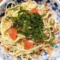花mama✿'s cooksnap of when they made ❤トマトとツナの和風冷製パスタ❤.