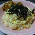 おひろ亭's cooksnap of when they made ♪我が家のマヨ鮭チャーハン♪.