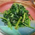 豆乳pudding's cooksnap of when they made ほうれん草の海苔おかか.