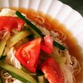 さらもち's cooksnap of when they made 暑い日のランチ！さっぱりトマトそうめん★.