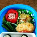 torarato's cooksnap of when they made お弁当に簡単！可愛いおかず♡ピーマンお花.