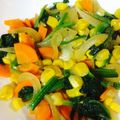 ちーずたろー's cooksnap of when they made お弁当に♬ほうれん草コーンバター炒め.