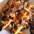 yイエローグリーンy's cooksnap of when they made ♪これまた旨いよ♡豚肉と筍のキンピラ♪.