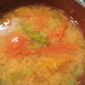 hmaotabiga's cooksnap of when they made 意外と美味しい！トマトと椎茸の　お味噌汁.
