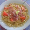 イリリ☆'s cooksnap of when they made 春色✿一人ランチ用パスタ.