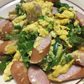 クック1DRMF1☆'s cooksnap of when they made 【お弁当】ウインナーとピーマンの卵炒め.