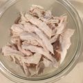witchaura's cooksnap of when they made しっとり茹で鶏で☆バンバンジー.