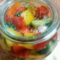 ✿まあちゃん✿'s cooksnap of when they made 簡単☆ミニトマトのカラフルピクルス♪.