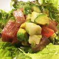 moncici's cooksnap of when they made アボカドマグロに長芋トマト.