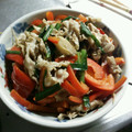 nanahouse1's cooksnap of when they made 豚バラと舞茸のオイスターソース炒め.