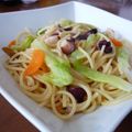 優菜ひめ's cooksnap of when they made タコとキャベツの和風パスタ.