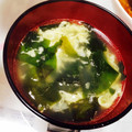 ｍ_ｒ♡ｍａｍａ's cooksnap of when they made 主婦一年生が作る、卵とわかめの中華スープ.