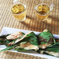 ゆきんこbox's cooksnap of when they made みょうがの葉焼きは懐かしいおやつ♡.