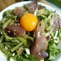 はるかっち１号's cooksnap of when they made お刺身が大変身♪海鮮ユッケ.