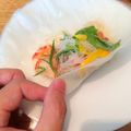 tao's cooksnap of when they made タイの鶏ひき肉・ハーブの生春巻き.