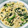 monmikiki's cooksnap of when they made 使いきり☆にらとえのきの卵炒め.