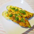 yasutonton's cooksnap of when they made ズッキーニのオーブン焼き♪チーズソースで.
