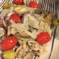witchaura's cooksnap of when they made 鮭のアクアパッツァ.