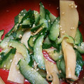 綾ママ♡'s cooksnap of when they made ５分で出来るメンマと胡瓜の和え物.