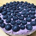 zunkoro's cooksnap of when they made グラデーション＊ブルーベリーレアチーズ.