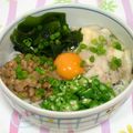 はやみちゃん's cooksnap of when they made 早うま♪しゃくしゃくねばとろ丼.
