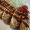 ＱＯＯちゃ's cooksnap of when they made 油揚げ焼きメンチ.