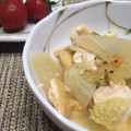 mari*'s cooksnap of when they made 麺つゆで簡単！白菜・ささみの蒸しすき焼き.