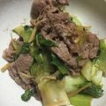 anemonenan's cooksnap of when they made 牛肉と青梗菜のオイスターソース炒め.