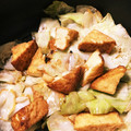 kukki821's cooksnap of when they made 厚揚げとキャベツのごま油炒め.