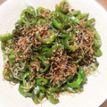 yukoーbeans's cooksnap of when they made 万願寺とうがらしとちりめんじゃこ炒め.