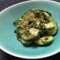 とかちーず's cooksnap of when they made 簡単☆きゅうりと大葉の梅おかか和え.