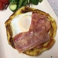 ニヤオ's cooksnap of when they made 朝ごはんに♡食パンでお手軽ガレット.