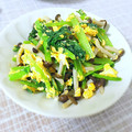 ManuYs's cooksnap of when they made 簡単！！小松菜と卵の中華風炒め.