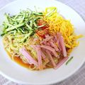 ManuYs's cooksnap of when they made さっぱり☆こんにゃく冷やし中華.