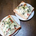 なおころピッコロ's cooksnap of when they made バジル香る❀トマト×胡瓜の和トースト.