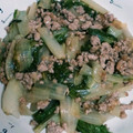 桜月❀咲良mommy's cooksnap of when they made 白菜とろみ蒸し煮☆和風そぼろあん.