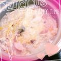 さっちゃーーーん's cooksnap of when they made キノコと豚のピリ辛卵スープ.