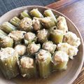 azuha's cooksnap of when they made フキの簡単肉詰め.