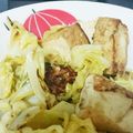 クック06D8HI☆'s cooksnap of when they made 春キャベツと厚揚げの味噌炒め.
