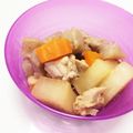 チビあっくん's cooksnap of when they made 大根と鶏肉の煮物♡かんたん時短30分.